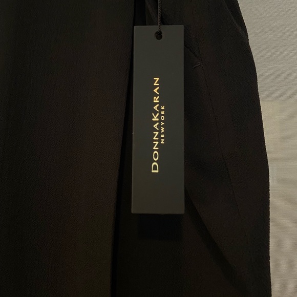 Donna Karan New York Black Crepe Trousers - Picture 3 of 4
